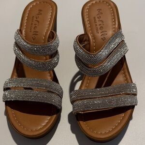 Marella Glittering Silver Women's Sandals